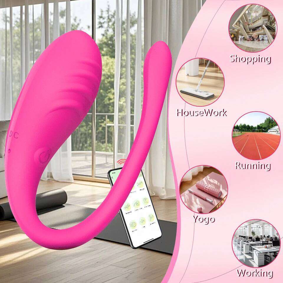 Wearable Massager Mini Vibrator with App Control Vibration Remote Controller Couple Love Sex Toy Adult Products 26H0224