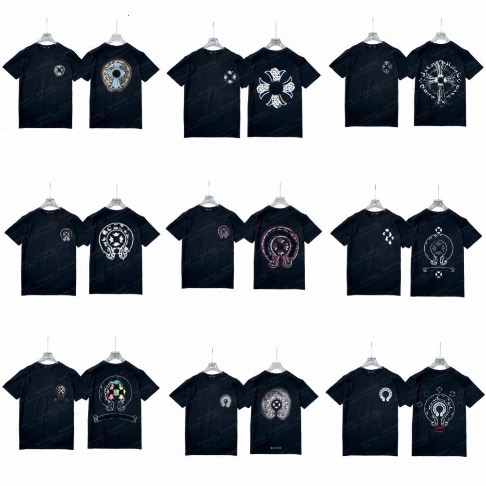 crome harts tshirt men fashion graphic tee brand t shirt for men women Summer Luxury 2026 wardrobe must leisure sanskrit cross tops designer clothes 004