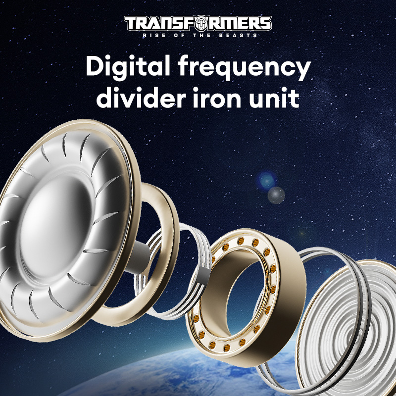 TRANSFORMERS TF-T35 In Ear Earphone Wireless Bluetooth 5.4 Headphones HiFi Stereo Outdoor Sport Music Headset Long Standby Low Latency Gaming Earbuds