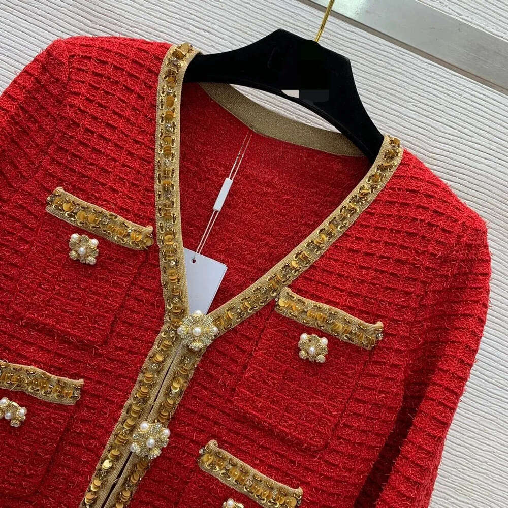 2026 Designer Women's Dress V-neck Printed Long Skirt Empire Short Sleeve Women's Two Piece Set