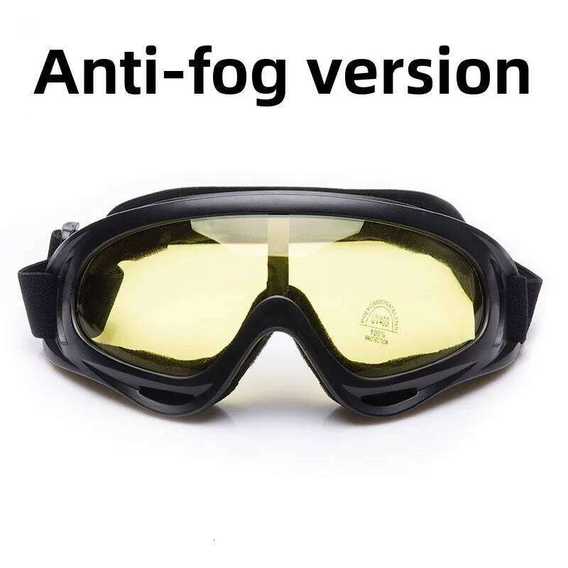 1Pc Winter Windproof Skiing Goggles Outdoor Sports Eyewear Glasses Ski Dustproof Cycling Lens Frame Sunglasses Z260225