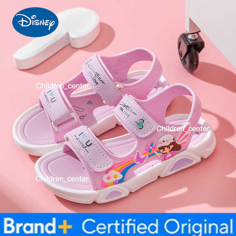 4-18y Girls Sandals Summer Children Sport Shoes Kids Soft Soled Non-slip Shoe Rainbow Princess Breathable Casual Beach Sandalias H260226