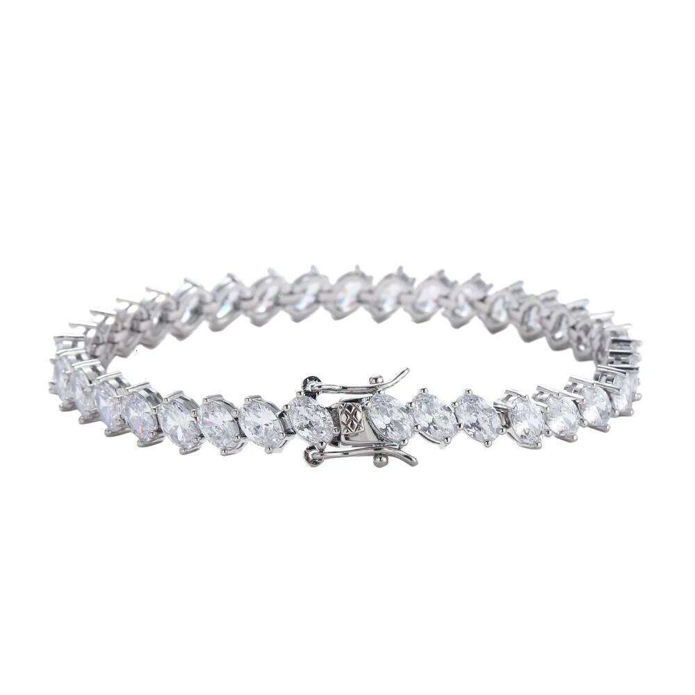 Tennis Bracelets Brass Cubic Zirconia Women's Fashion Chain Bracelet Jewelry BB135 Z260225