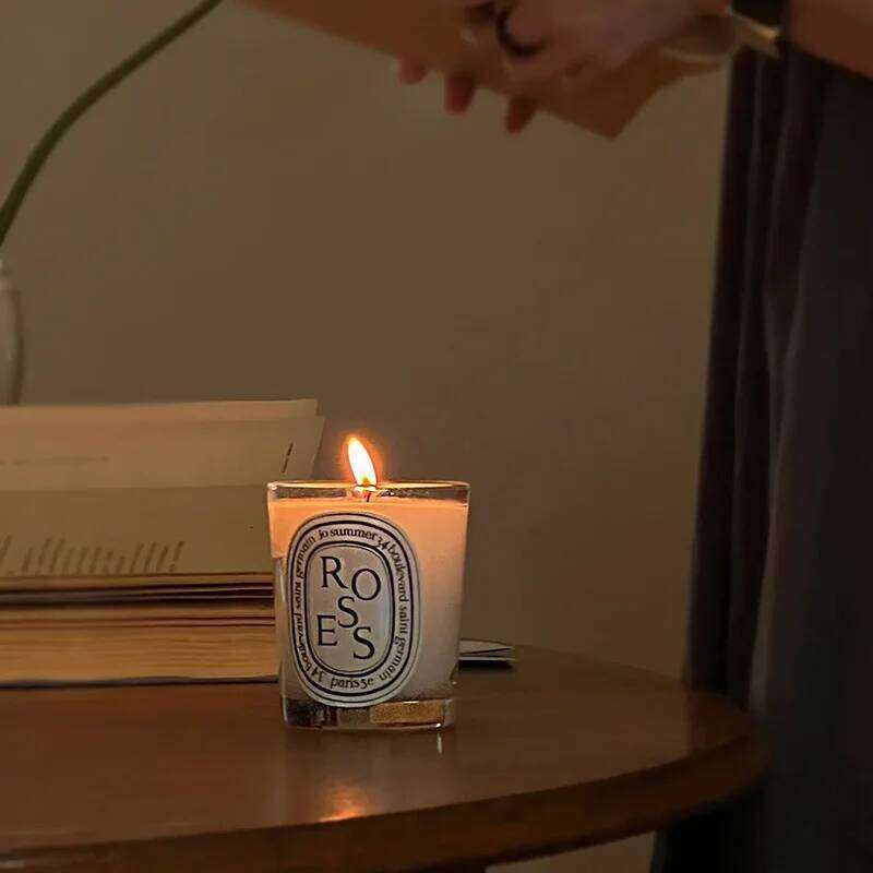 Classic black cup aromatherapy candle, multiple fragrances, 180g candle can burn for about 50 hours. W260226