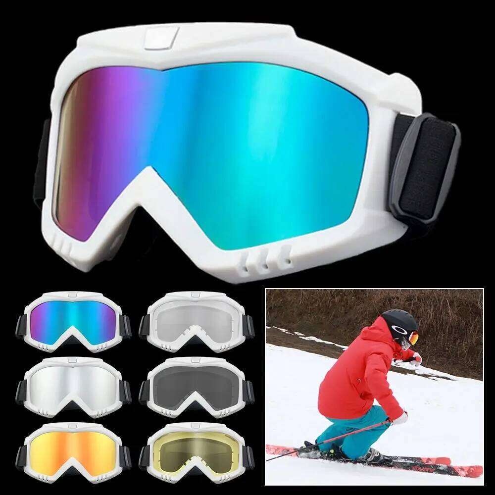 Unisex Winter Windproof Dustproof Outdoor Sports Snowboard Eyewear Glasses Ski Goggles Moto Cycling Z260225