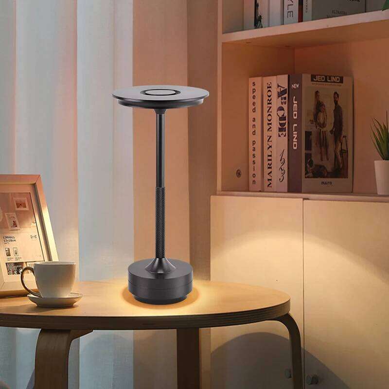 Bedroom bedside USB charging table LED top touch tri color stepless dimming desk lamp H260225