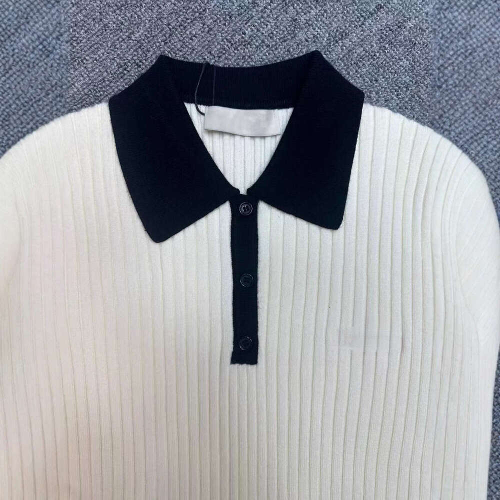 2026 Spring New Designer Women's Jacquard Short Sleeve Sweater Women's Knitted Sweater Top