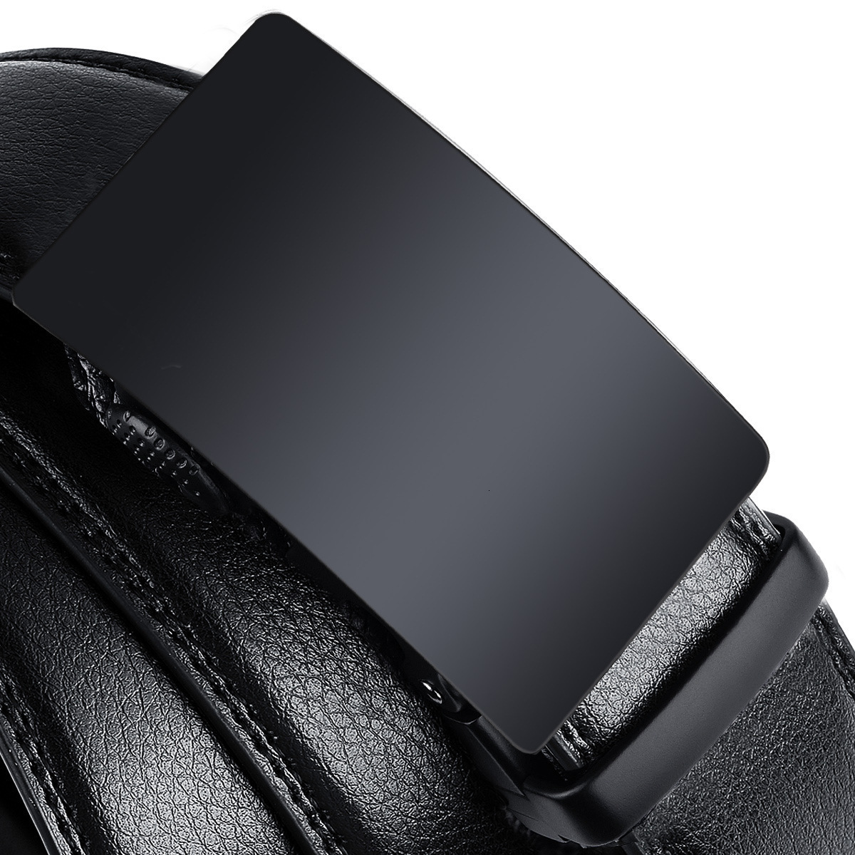 COWATHER Mens Belt Automatic Ratchet Buckle with Cow Genuine Leather Belts for Men male strap 110-130cm length 241107