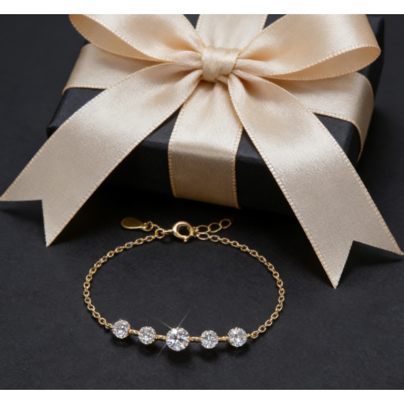 Korean Style Starry Sparkling charms bracelet for Women Adjustable Chain Elegant Minimalist Fashion Jewelry Daily Party