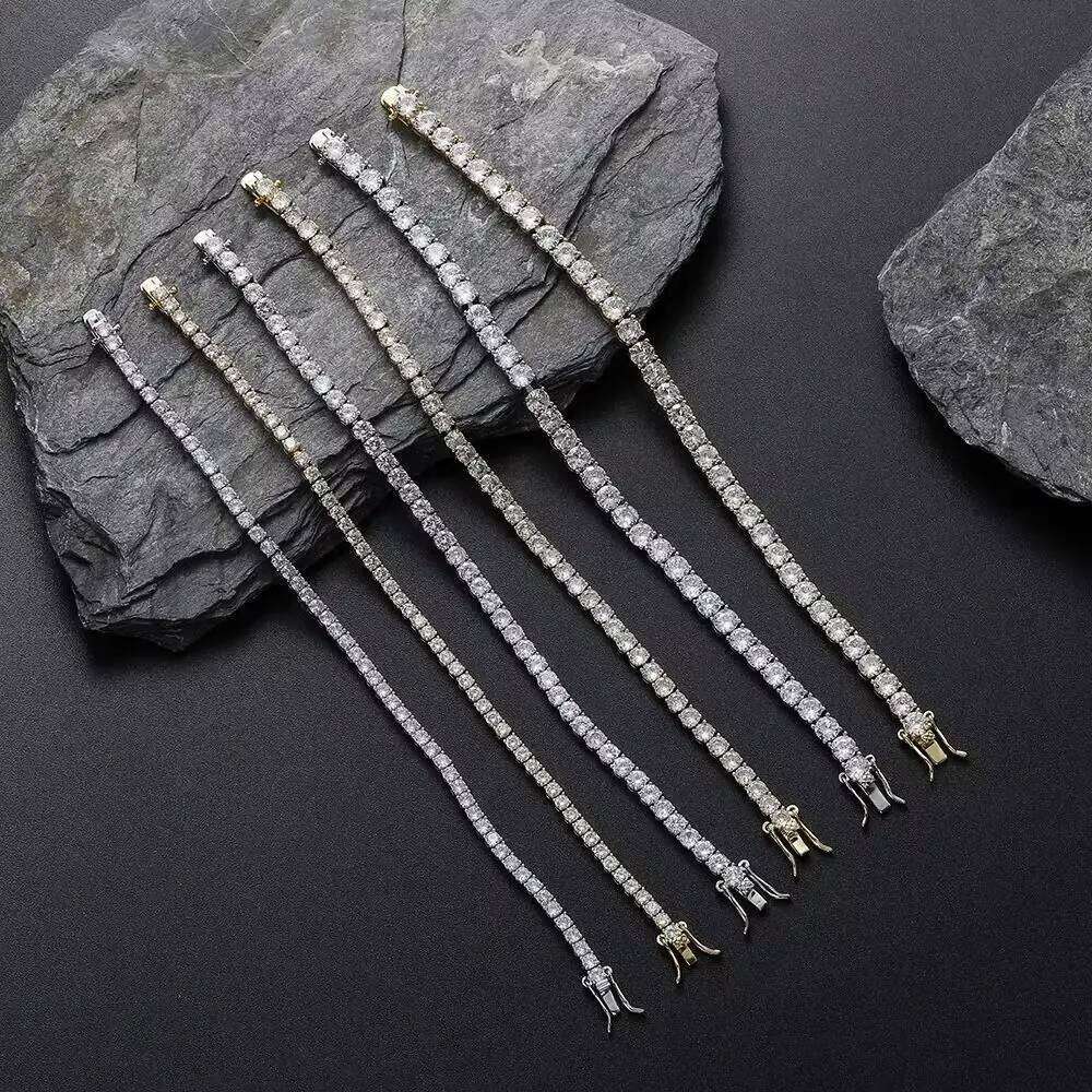 Waterproof Zircon Crystal Bracelet Luxury High-end Colorful Rhinestone Bangle European and American Fashion Z260225