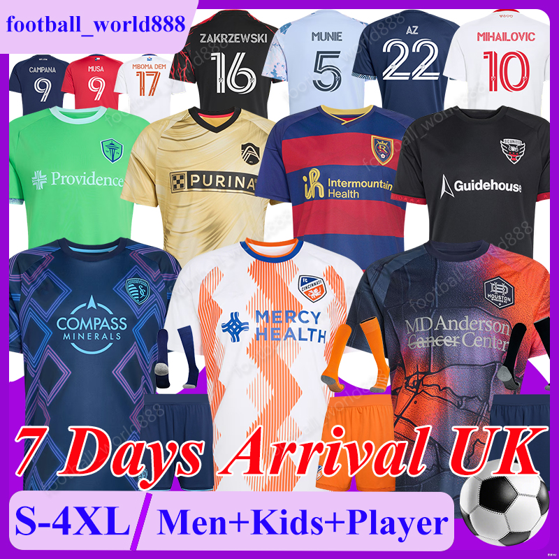 4XL 26 27 Whitecaps Soccer Jerseys Austin Dallas Toronto 2026 football kits Seattle Sounders Salt Lake St. Louis Earthquakes Kansas Dynamo Men Kids Kits Socks Sets
