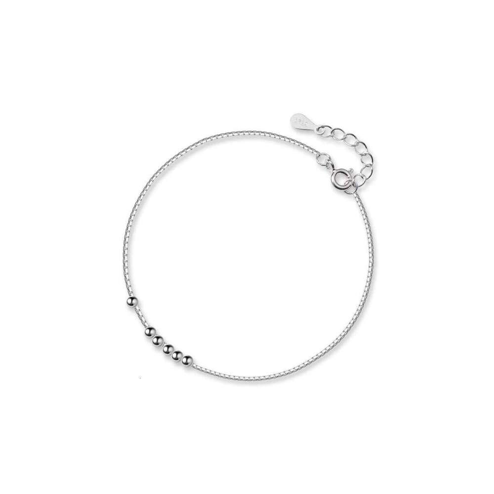 Modian 2020 New Design Simple Charm Beads Chain Bracelet for Women 925 Sterling Silver Party Fine Jewelry Accessories Gift Z260225