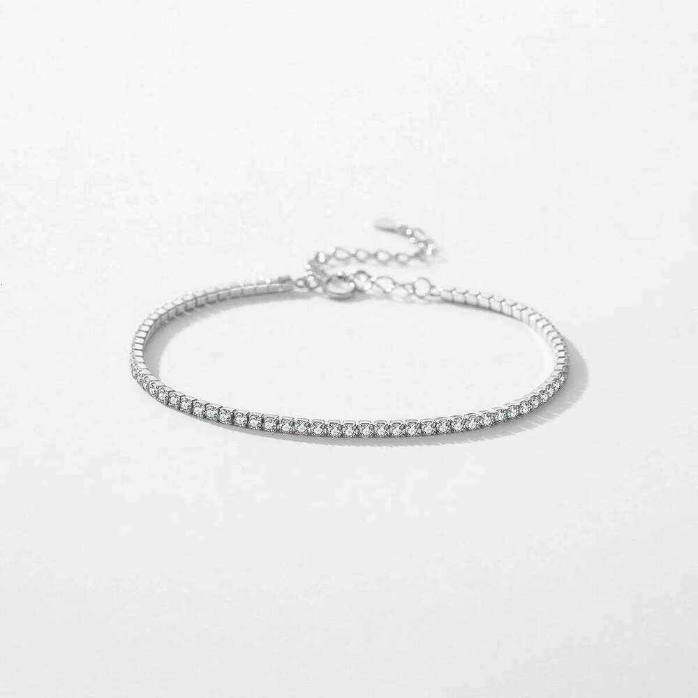 MODIAN 925 Sterling Silver Sparkling Clear CZ Bracelet For Women Wedding Engagement Fine Jewelry Anniversary Wife Mom Gifts Z260225