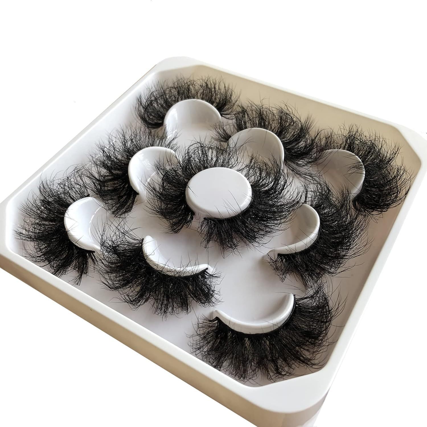 RED SIREN Mink Lashes Wholesale Eyelashes Bulk 5/30/50 Pairs Soft Fluffy Messy Natural Mink Lashes Makeup Mink Eyelashes 240914