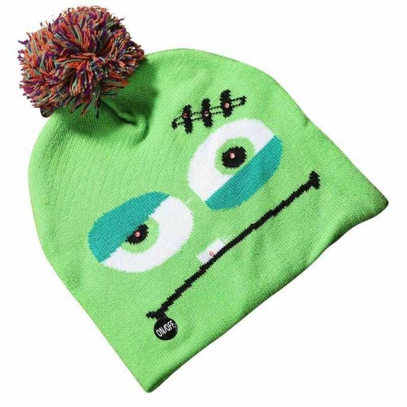 Pullover Knitted Hat Halloween jacquard hat knitted fashion hat S260225