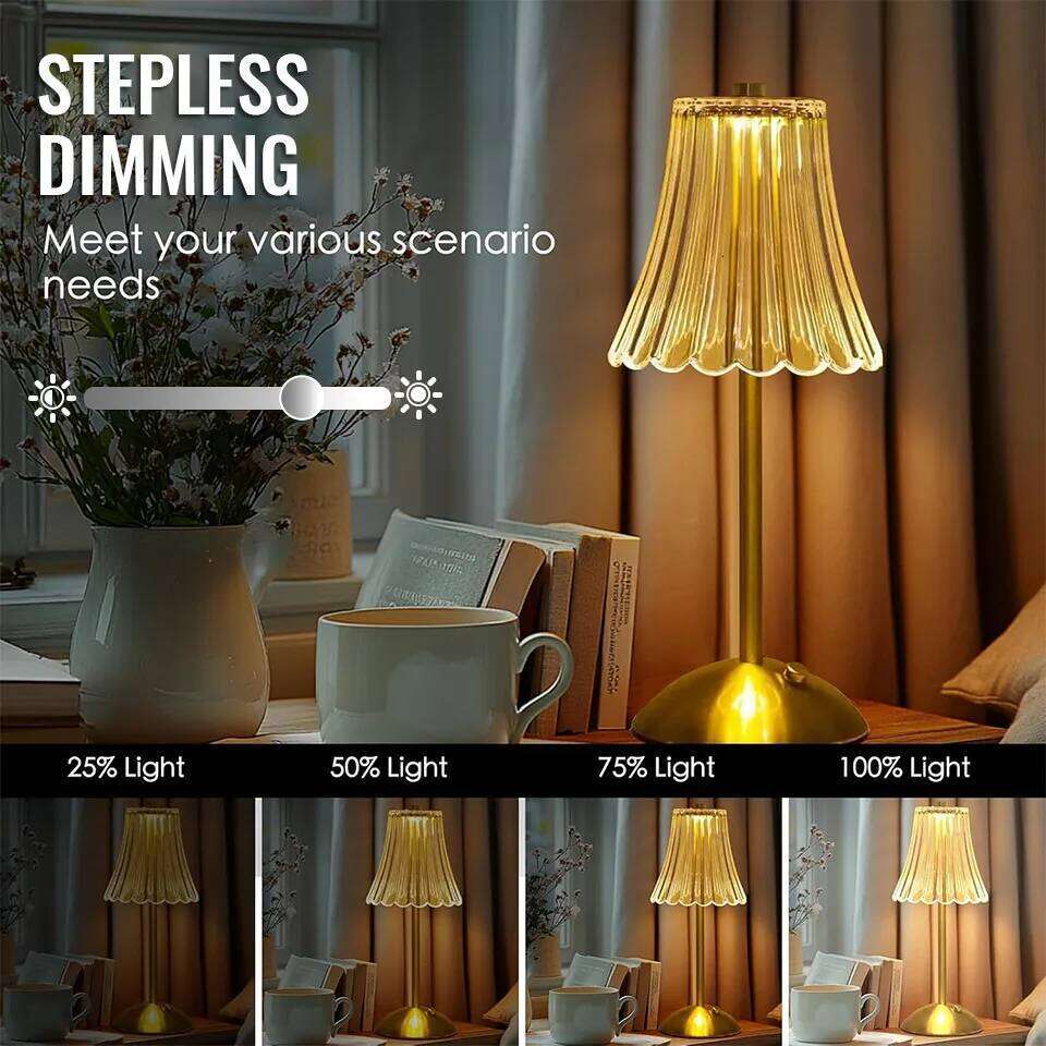 LED Table Touch Sensor Desktop USB Rechargeabl Portable Bedroom Night Reading Lamps Decor Light H260225