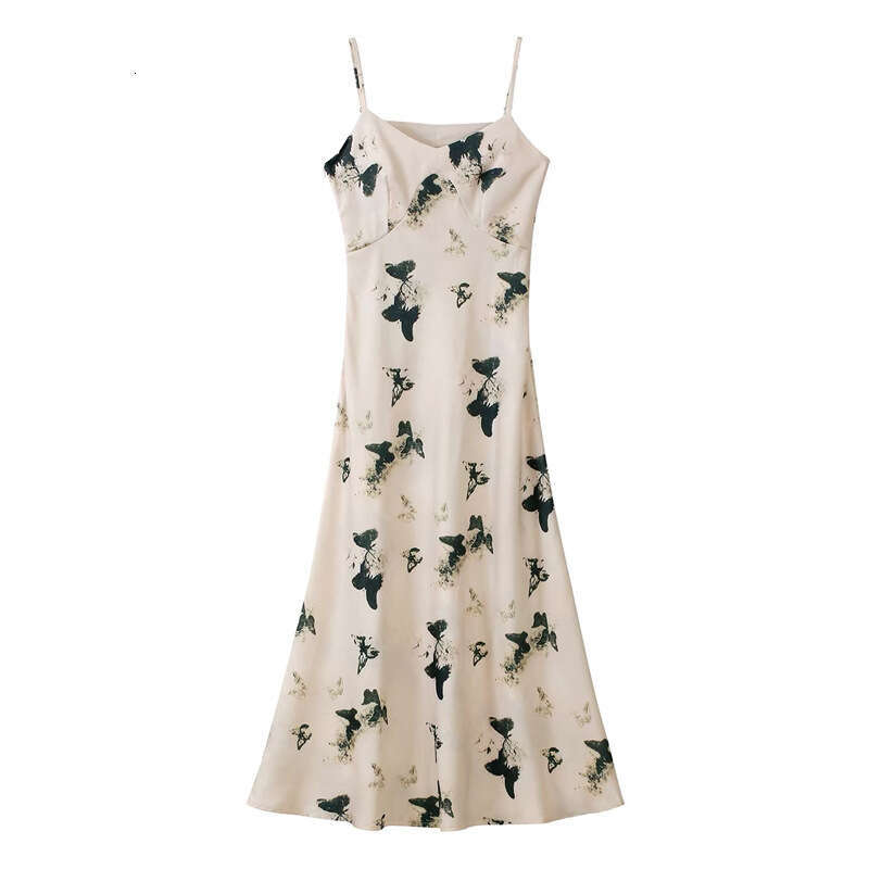 2026 Autumn Celebrity Same Style New Chinese Ink Dyeing Elegant Hanfu Loose Long Coat Strap Skirt Set for Women