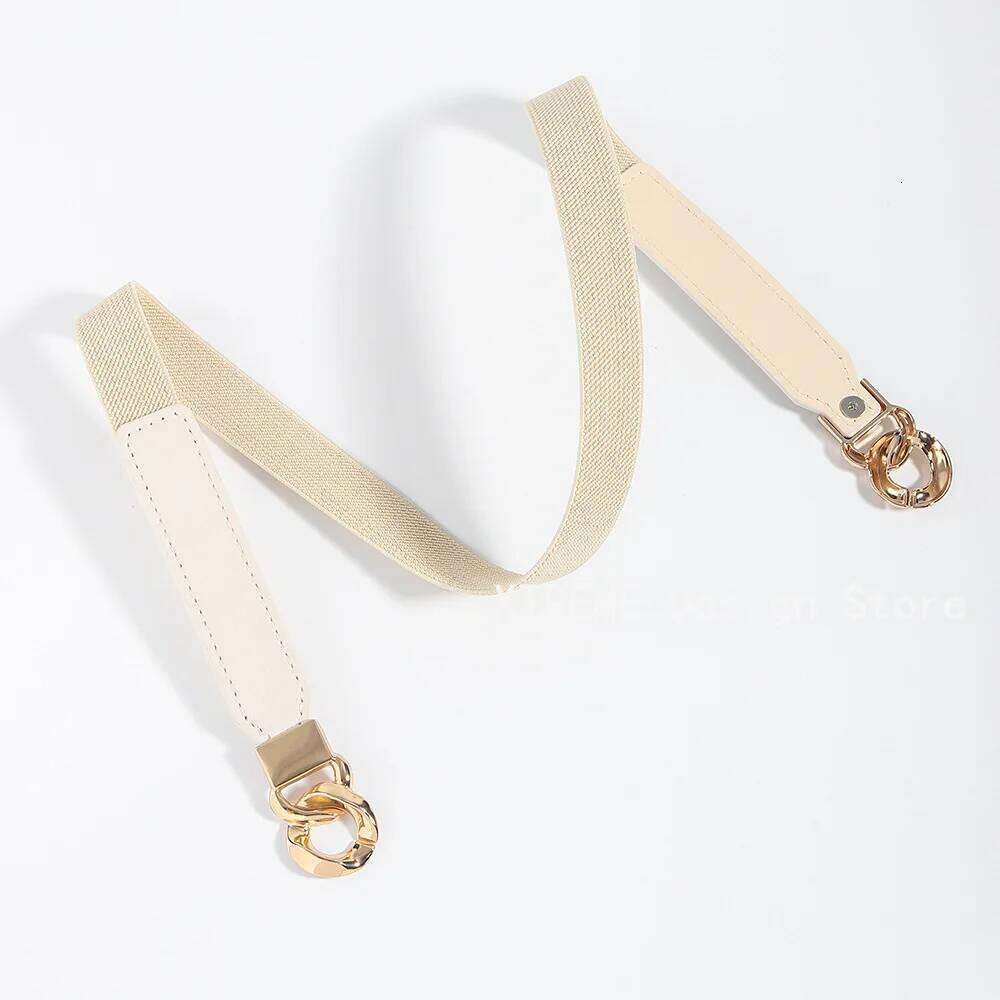 Women's Thin Belt Slim Decorative Shirt With Dress Multi-Ring Buckle High Elastic Atmosphere Summer New Style Y260225