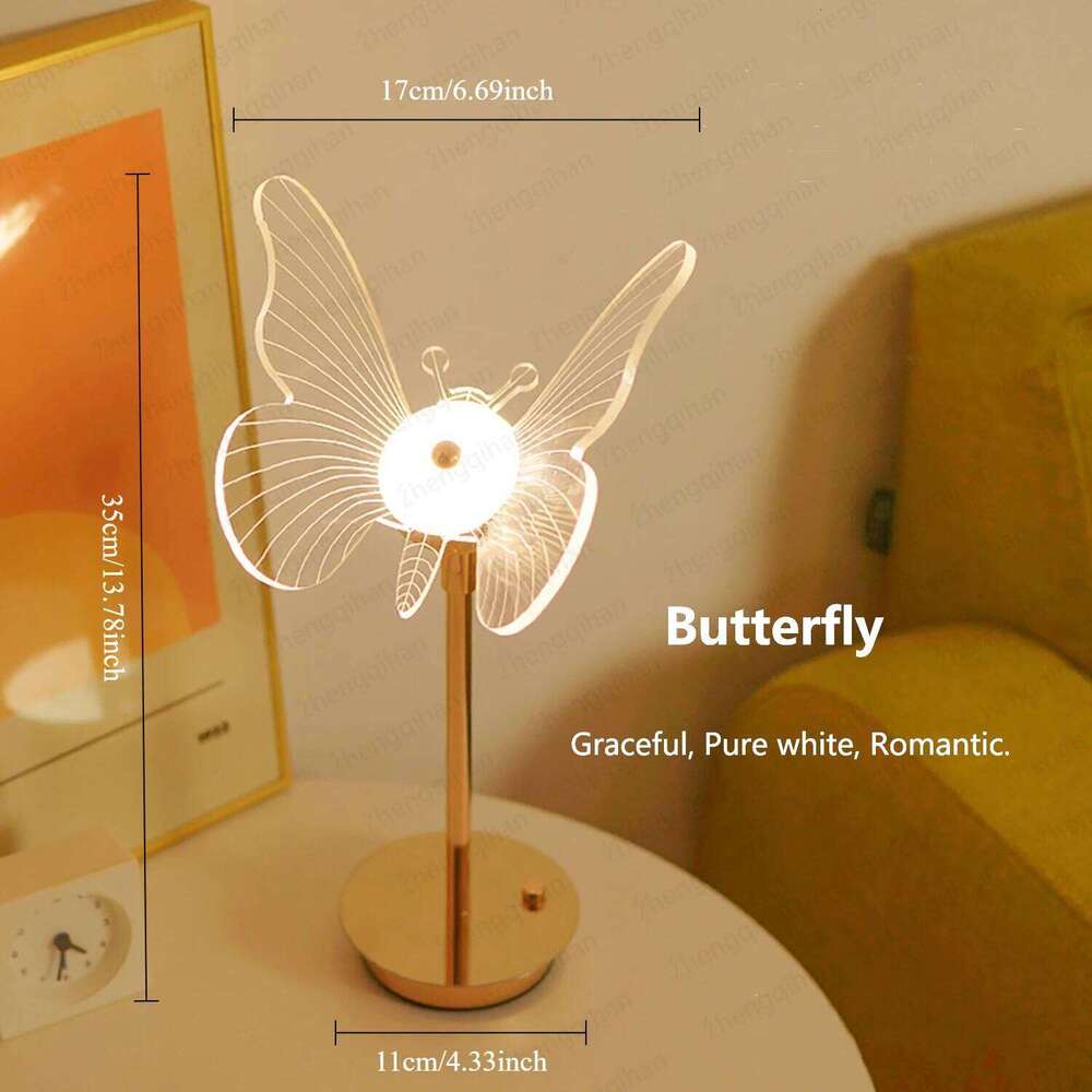 LED Table Touch Sensor USB Rechargeable Portable Bedroom Night Light Wireless Reading Lamp Restaurant Hotel Bar H260225