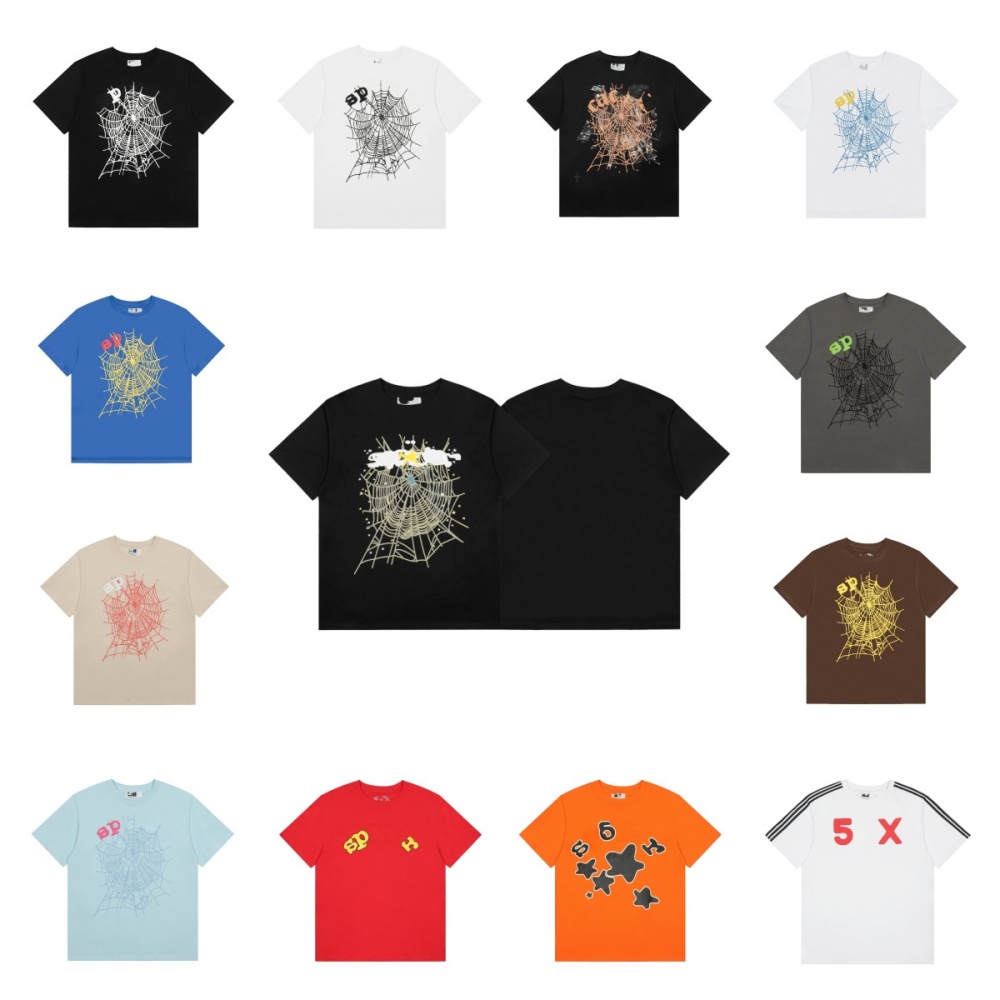 spider tshirt men designer clothes womens Popular brand shirt fashion short graphic tee High quality round neck Street Hip Hop leisure mens clothing 003