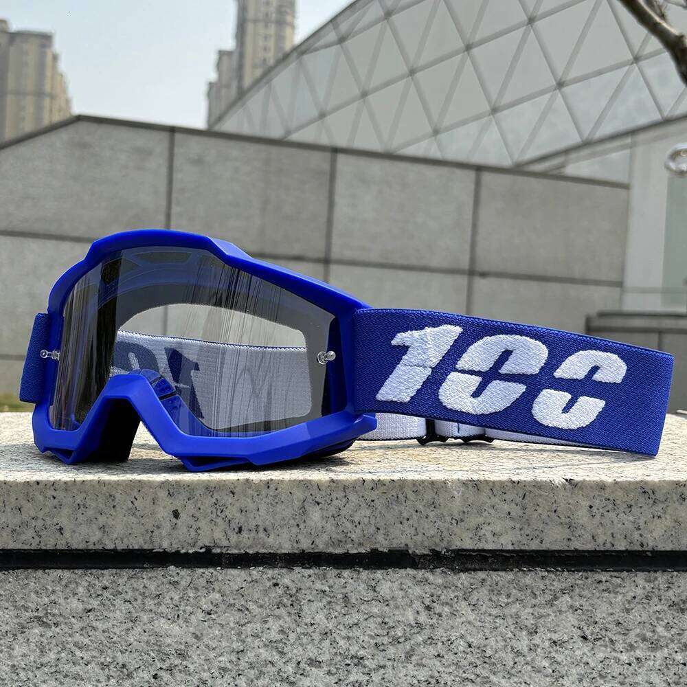 100 Motorcycle Glasses Motocross Safety HD Lenses Dirt Bike ATV Ski mtb Goggles MOTO Outdoor Cycling Sunglasses Z260225