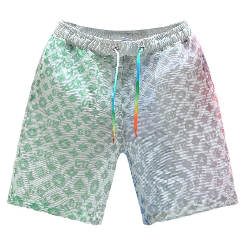New Design Loose Fitting Shorts Fashionable Trend Five Point Beach Shorts Casual Mid Length Style Luxurious Beach Pants Apparel Fashion Tops