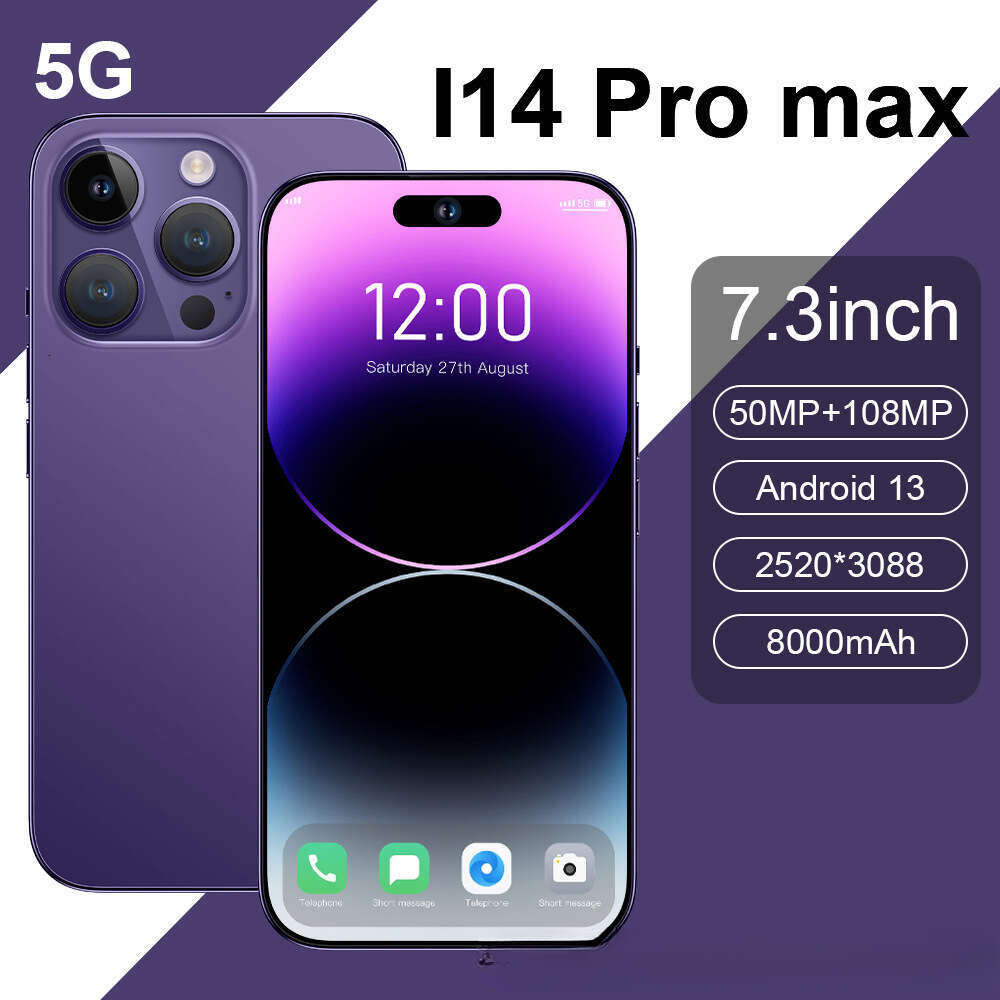 Famous Brand Crossover Smart Phone I pro Max Spot t True G Large Screen Android Mobile Phone Source Factory Direct Sales CKS