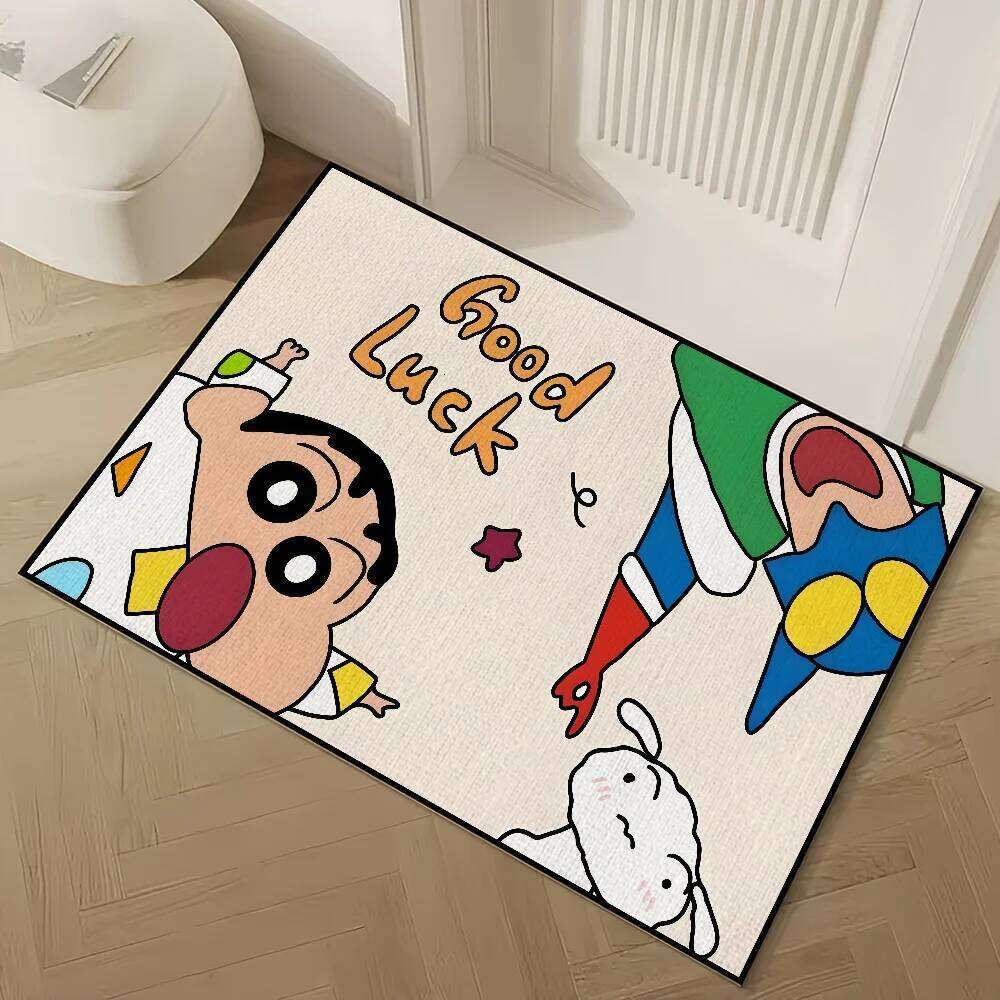Funny anime cute C-CrayonS S-ShinS C-chanS small carpet Rug Home Decor Bedroom Mat Hallway Balcony Entrance Doormat Decoration W260226