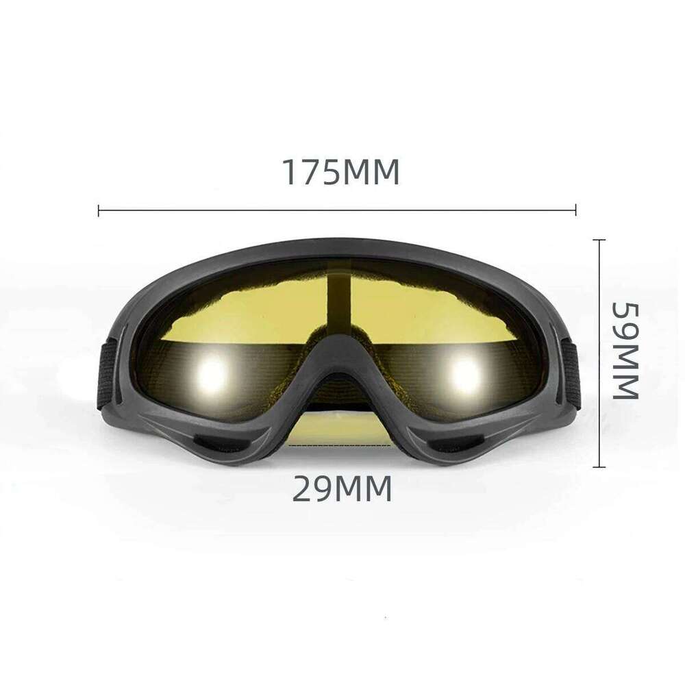 1 Pair Unisex Ski Snowboard Goggles with, -Glare & Adjustable Strap - Gradient Dark Blue/Black for Snowboarding Z260225