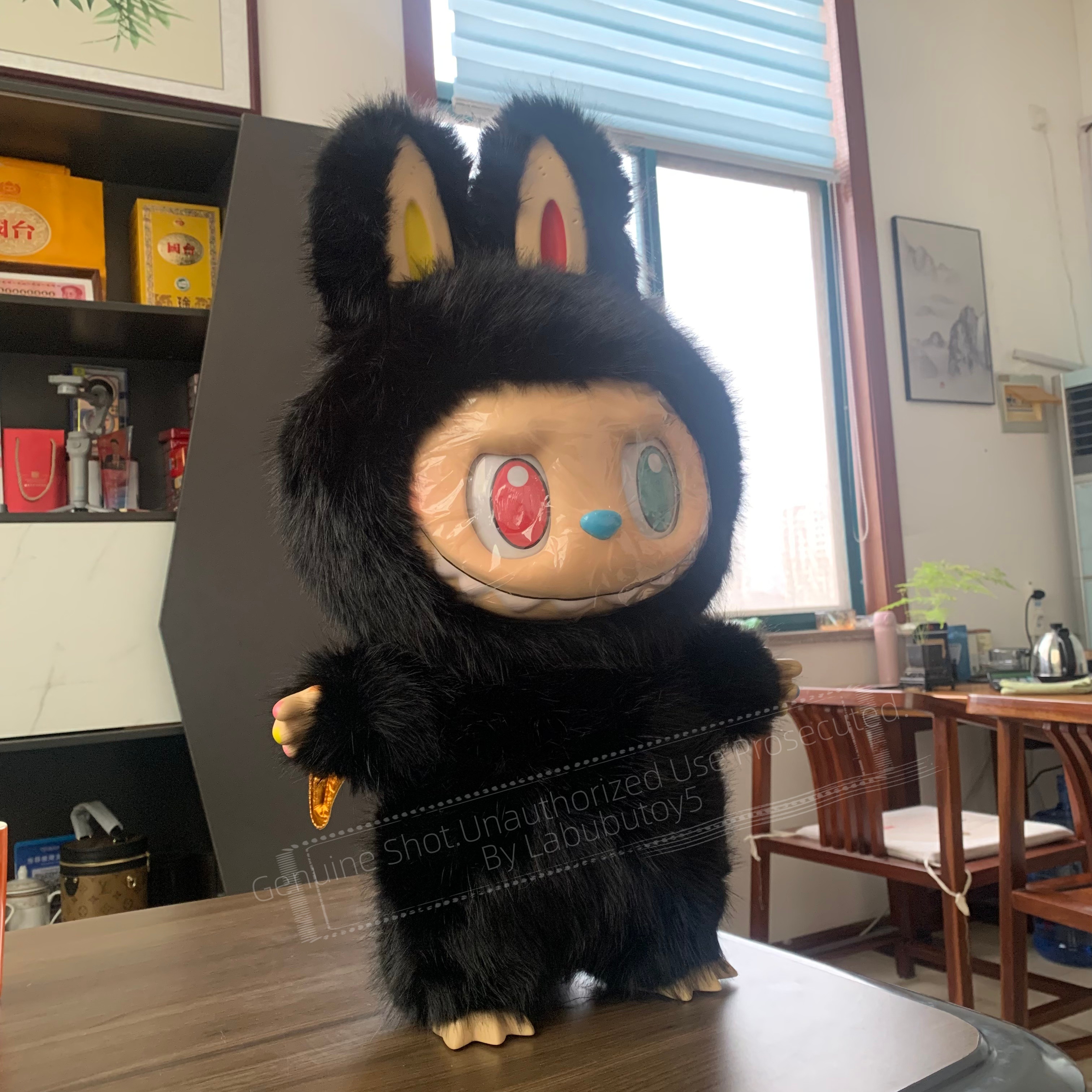 The Monsters Labubu 10th Anniversary 58cm Vinyl Plush Doll Zimomo V1 V2 V3 Blue Purple Pink Multi-Color Collection Ornament Trendy Toy Gift YIZHIXING