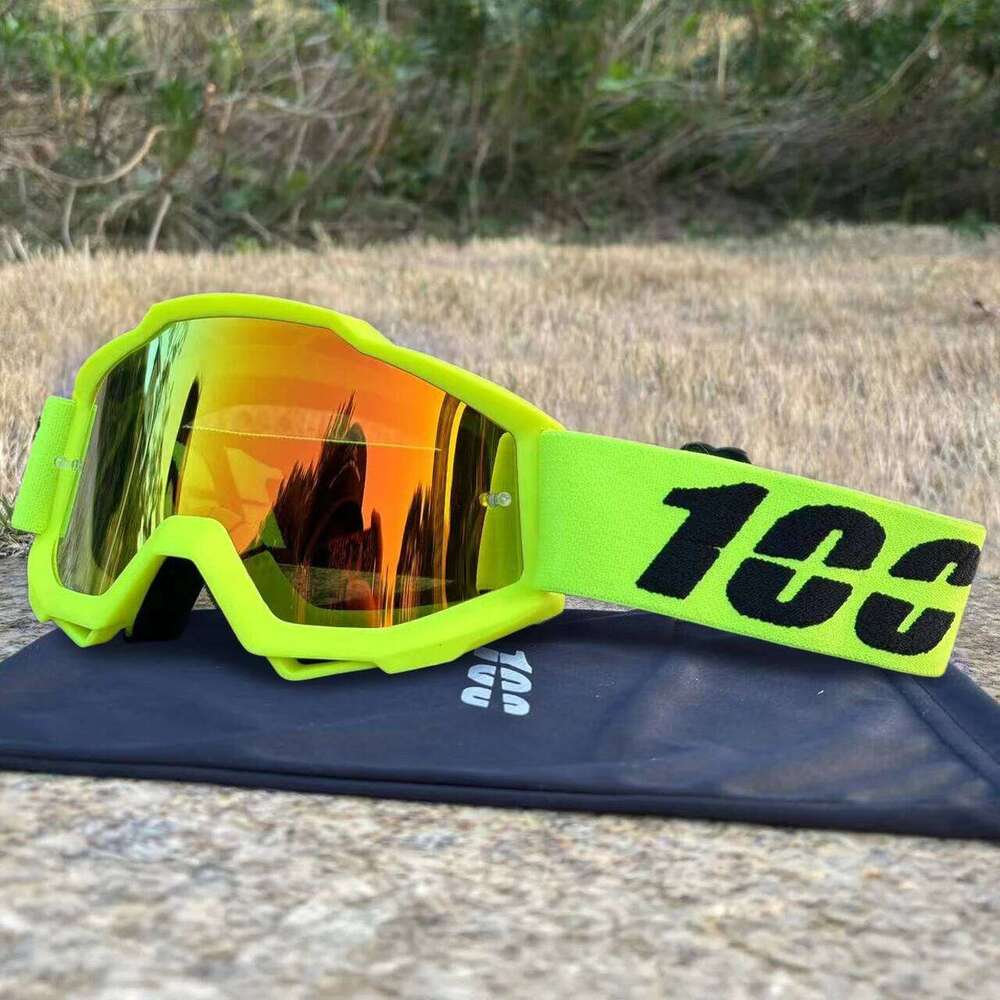 High Quality 100 Motocross ATV Protection Cycling Racing Motorcycle Glasses MTB Mask Sunglasses Windproof Skiing Goggles Z260225