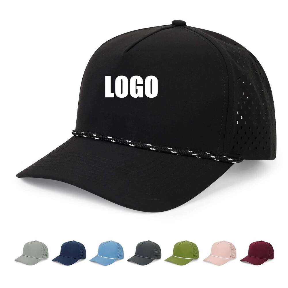 5Panel Customized Logo Print Embroidery Solid Mesh Baseball Cap Men Women Summer Sun Protection Hats New Fashion Luxury Designer Z260226