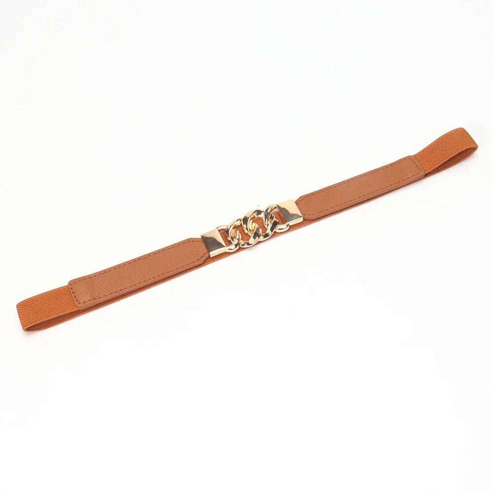 2025 Summer New Models Female Thin Belt Slim Decorative Shirt with Dress Multi-ring Buckle High Elastic Belts Y260225