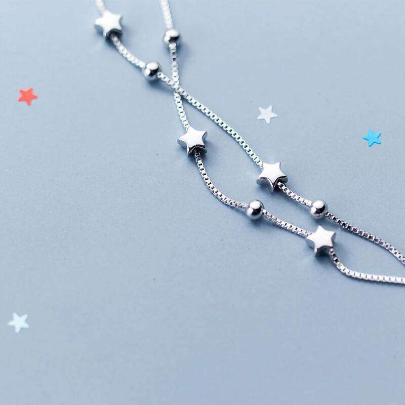 Modian New 925 Sterling Silver Little Ball Stars Bracelet Chain Link For Women Original Bracelets Engagement Gift Fine Jewelry Z260225