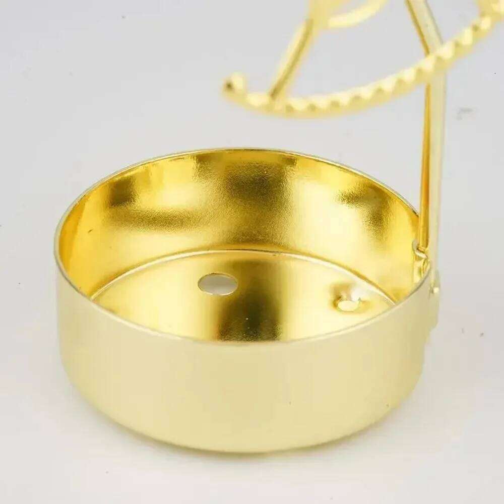 Multi-shape Rotating Candlesticks Snowflake Angel Romantic Tea Party Candle Holder Wedding Christmas Metal Home Decor W260226