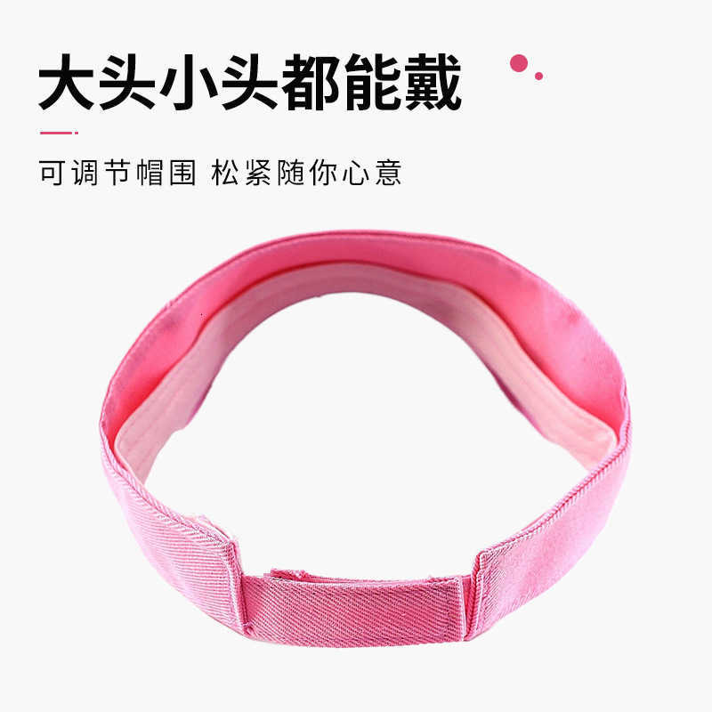 Summer Outdoor Sun Protection Visor Hat Sports Sun Hat No Top Sun Hat Advertising Hat Felt Hat Customizable S260225