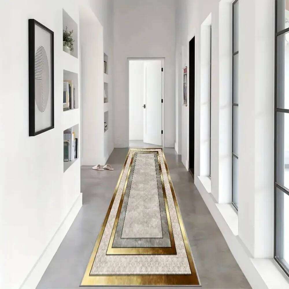 Thick Winter New European Classical Luxury Corridor Living Room Bedroom Entrance Kitchen Christmas Decoration Rug W260226
