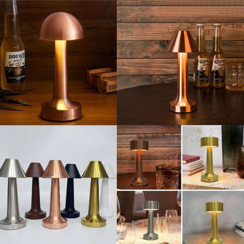 LED Table Touch Sensor Desktop Night Rechargeable Wireless Reading Lamp for Restaurant Hotel Bar Bedroom Decor Light H260225