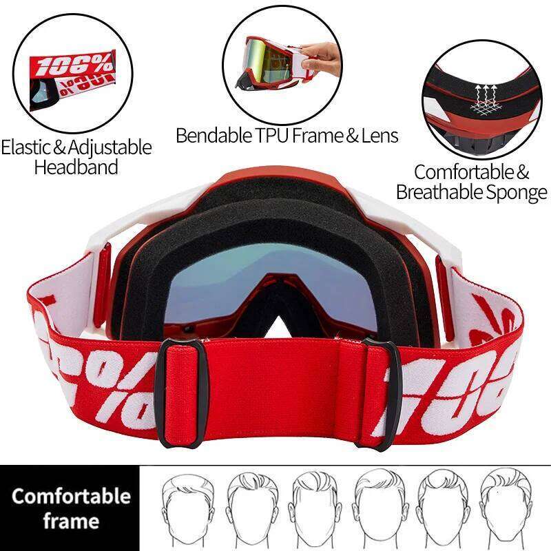 Lunettes moto vintage pour hommes, soleil motocross, lunettes protection scurit MX, casque de vision n Z260225