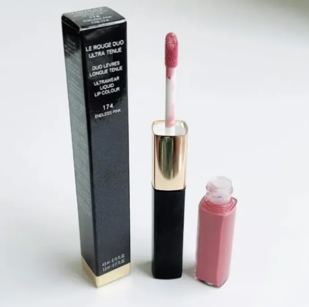 Double Head Color Lip Gloss 4.5ml+3.5ml Makeup Lipgloss Flash Lip Blush Color Changing Lip Balm Lipstick 6ml Makeup Cosmetic