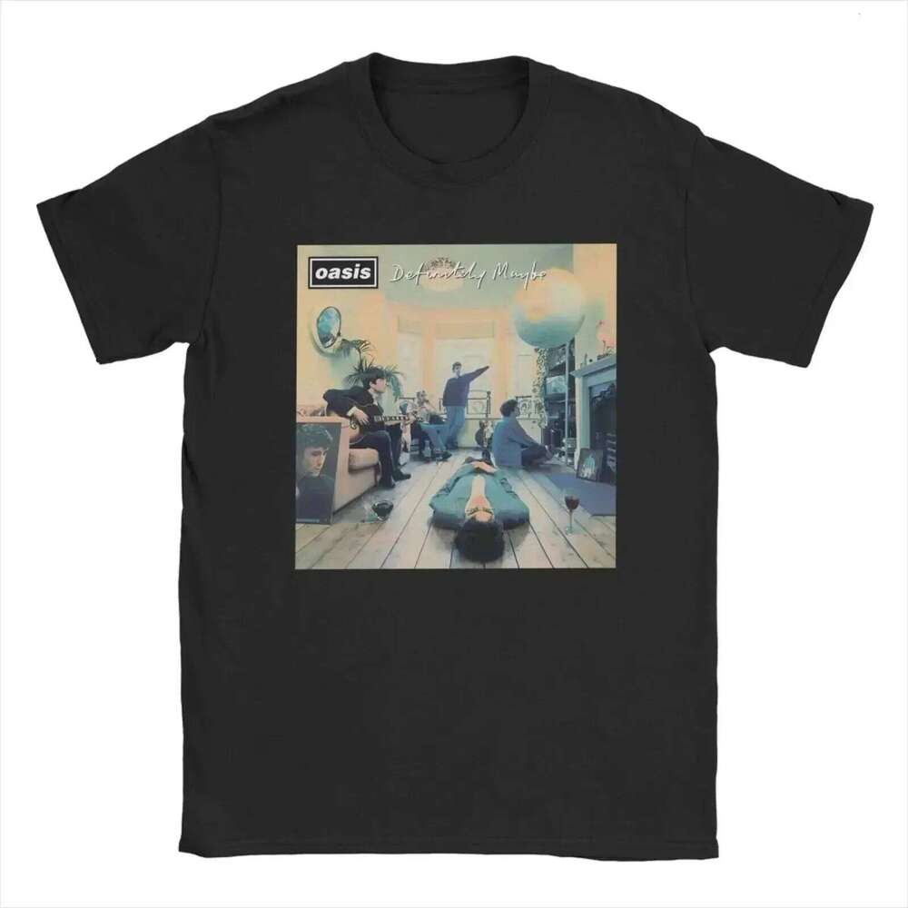 O-Oasis Rock Band T-Shirts for Men Women British Music Albums Vintage Tees Crew Neck Short Sleeve T Shirt Clothing Tops C260226