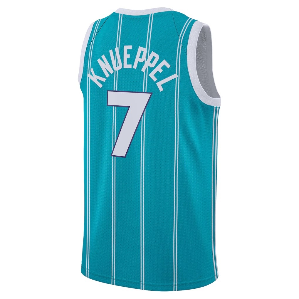 Kon Knueppel 7 Jersey Teal White Yellow New Team Jerseys Basketball Men Stitched Jersey S-XXL Mix Match Order