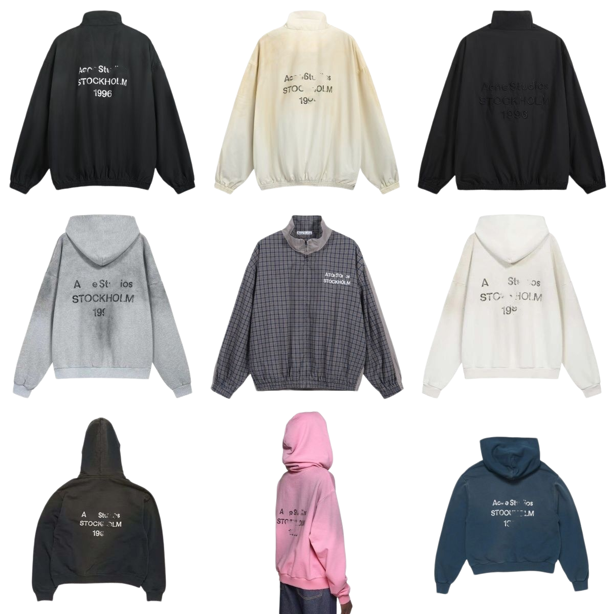 Acnestudiohoodie Fashion 1996 Hoodie T Shirts Long Sleeve Hoodie Sweater Mens Womens Hoodie Streetwear Pullover Sweatshirt Loose Hoodies Hoody Couple Jacket