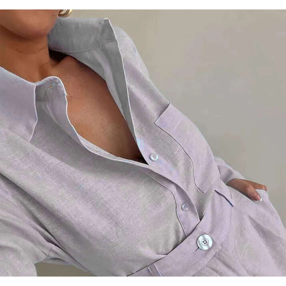 2026 new elegant summer autumn women's designer short sleeved round neck shirt loose shorts 2-piece set