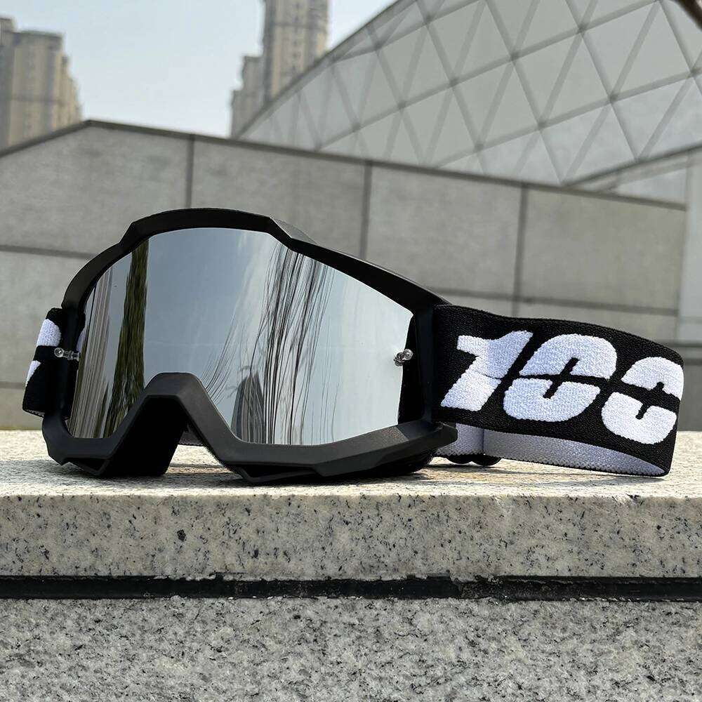 100 Motorcycle Goggles & Dustproof Racing Glasses Windproof for Men Motocross, Cycling, Skiing Outdoor Off-Road Bike Goggle Z260225