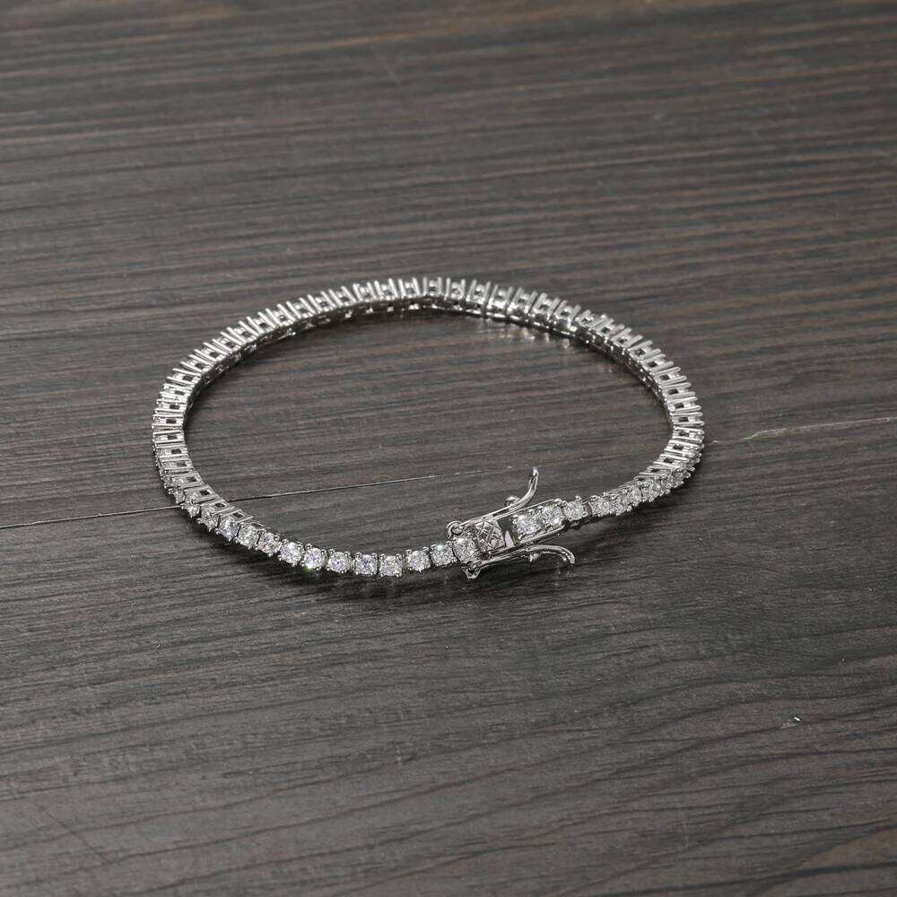 2mm Bling Iced Out tennis bracelet 7inch 6inch Brass Bracelet CZ Jewelry BB210 Z260225