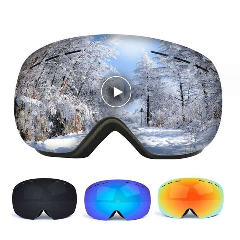 All Day Adult Ski Glasses High Definition Lenses Windproof Dustproof Breathable Men Women Winter Sports Skiing Z260225