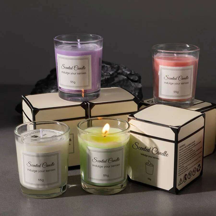 Candle Fragrance Atmosphere Companion Gift Hotel Clubhouse Smoke free Aromatherapy Candles W260226