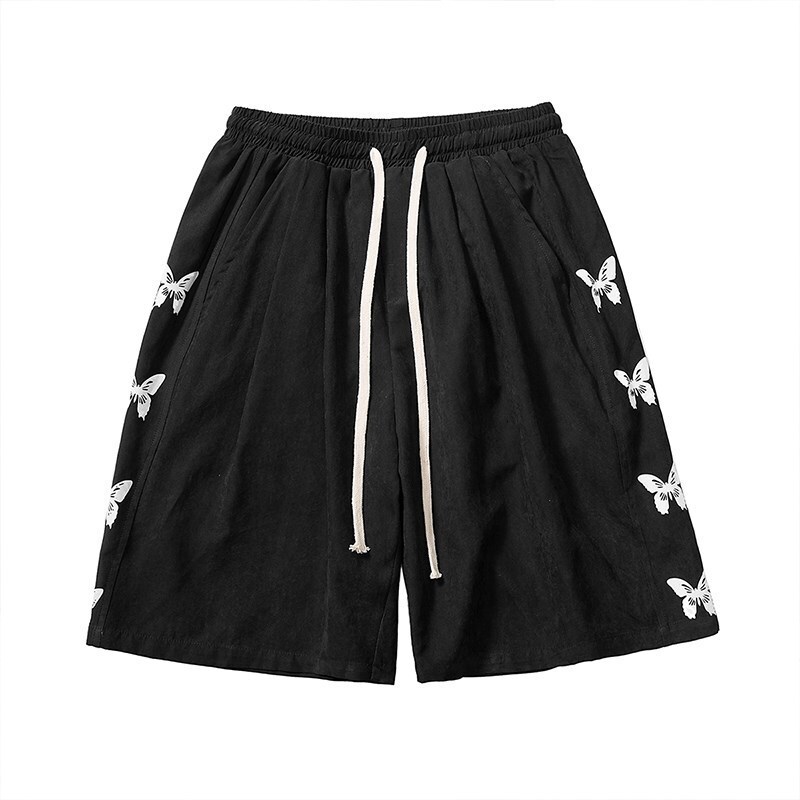 The 2026 New Designer Men's Fashion Brand Has Launched Loose And Casual Sports Shorts Beachwear Fashionable Five-inch Wide Shorts And Luxurious M