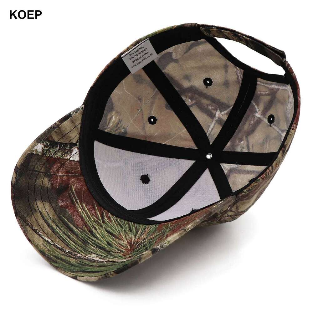 KOEP New Outdoor Jungle Fishing Baseball Cap Man Camouflage Hunting Hat Casquette Oak Camo Snapback Dad Caps KBMO5 Z260226